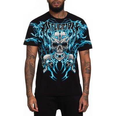 AFFLICTION мъжка тениска affliction - ice inferno - ЧЕРНА - a25960-bk