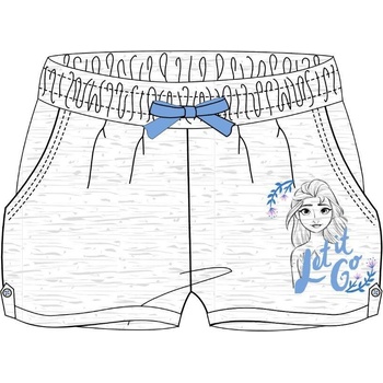 Eplusm šortky FROZEN ELSA dívčí šedé šedá