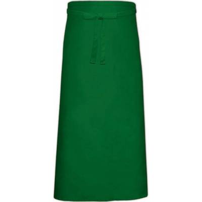 Link Kitchen Wear Francouzská keprová zástěra XXL 100 x 140 cm Zelená lahvová, 100 x 140 cm X1140