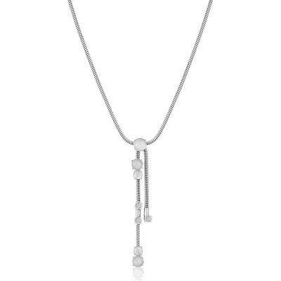 Daniel Klein DKJ. 3.4070-1 Дамско колие- неръждаема стомана, с декорация от седеф, сребрист цвят
