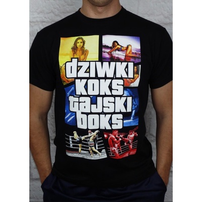 Public Enemy tričko Dziwki Koks Tajski Boks I Čierne