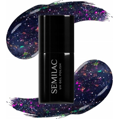 Semilac UV Hybridní lak 611 Violet Night 7 ml