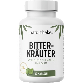 Naturtheke GmbH Горчиви билки за стомах и черва - 60 капсули