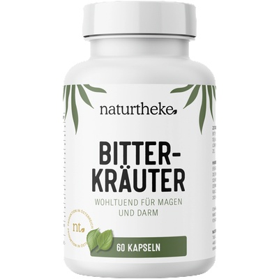 Naturtheke GmbH Горчиви билки за стомах и черва - 60 капсули