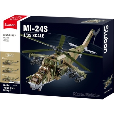 Sluban B1137 Bojový vrtulník MI-24S
