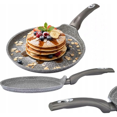 Nepřilnavá pánev na palačinky Valdinox Rock 24 cm na indukci, plyn