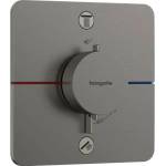 Hansgrohe ShowerSelect Comfort Q Термостатичен смесител за душ с 2 функции, матиран хром, EN1717 (15586340)