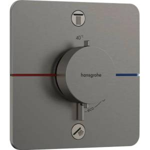 Hansgrohe ShowerSelect Comfort Q Термостатичен смесител за душ с 2 функции, матиран хром, EN1717 (15586340)