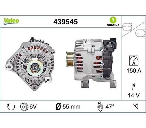 Alternátor VALEO 439545