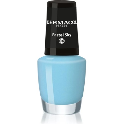 Dermacol Mini лак за нокти цвят 06 Pastel Sky 5ml