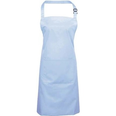 Premier Workwear Pracovní zástěra za krk s kapsou PR154 Light Blue Pantone 2708 72x86cm