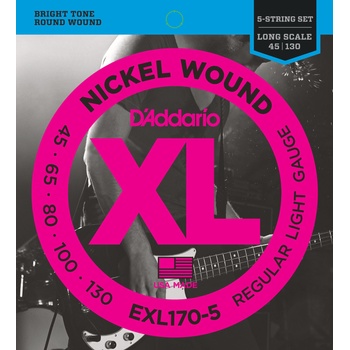 D'Addario EXL170-5 Струни за 5-струнна бас китара