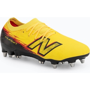 New Balance Buty piłkarskie New Balance Furon Elite V8 FG punch yellow/black 100/fire cracker