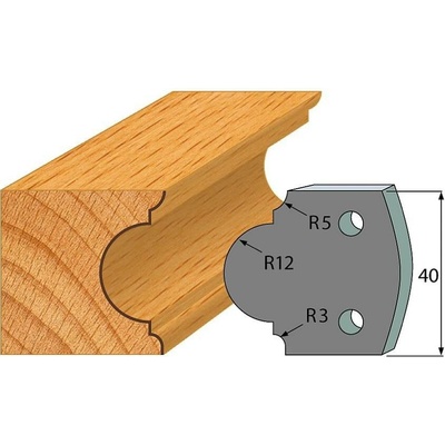 IGM Professional IGM Profil 018 - pár obmedzovačov 40x4mm SP F027-018