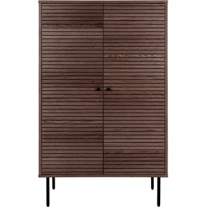 House Nordic Тъмнокафяво шкафче от декор от дъб 80x130 cm Kyoto - House Nordic (3002001)