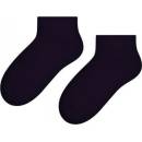Steven kotníkové ponožky jednoné 004 černá