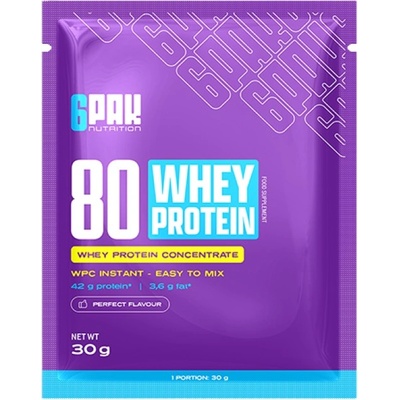 6PAK Nutrition 80 Whey Protein | WPC Instant [30 грама] Шоколад