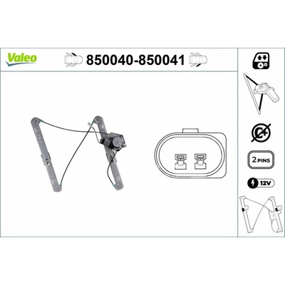 Mechanizmus zdvíhania okna VALEO 850040