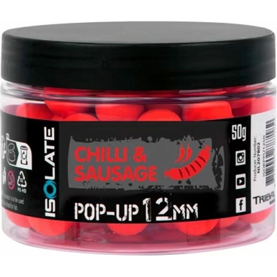 Shimano Boilies Isolate Pop-Up Chilli Sausage fluo Red - 12 mm 50 g