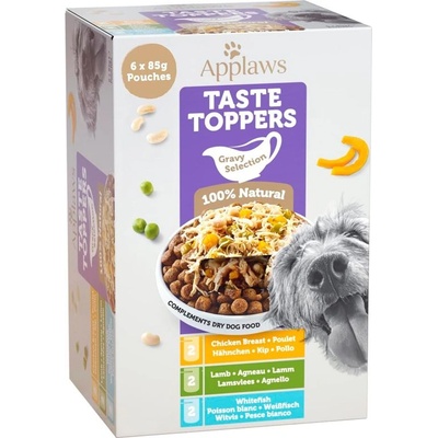 Applaws Taste Toppers Gravy Selection 6x85 g