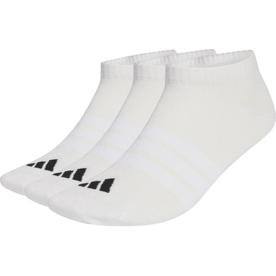 adidas Мъжки спортни чорапи adidas Thin&Light Essentials Low Cut Socks 3 Pack Sports socks - White / White / Black - размер XL (207-2202-0415)