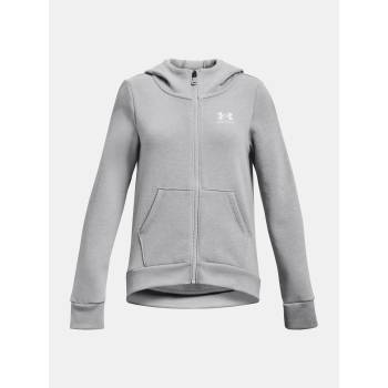 Under Armour Rival Fleece LU FZ Hoodie Суитшърт детски Under Armour | Siv | Момичешки | 128