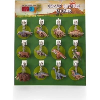 Prívesok na kľúče 72 príveskami na kľúče s dinosaurami