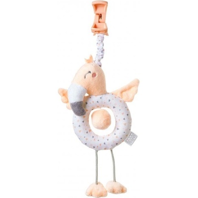 Saro Baby závesná hračka s klipom Jungle Party Flamingo