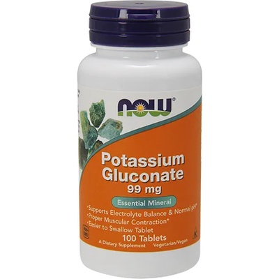 NOW Калиев глюконат NOW Potassium Gluconate 99mg, 100 Tabs