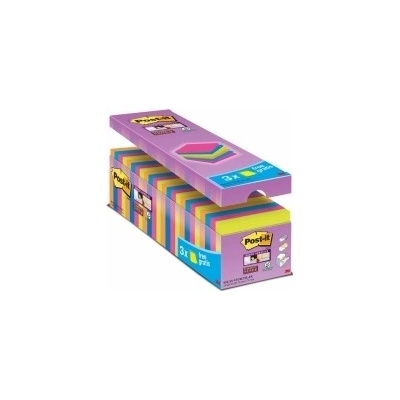 3M Bločky Post-it Super Sticky neónová 76x76 zvýhodnené balenie