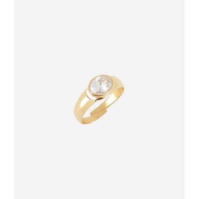 ZAG Bijoux Oceľový prsteň so zirkónom SRR26572 01WHT