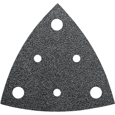 Fein 63717236010 brúsny papier pre delta brúsky na suchý zips, s otvormi Zrnitosť 40 Rohová miera 80 mm 35 ks