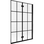 Mexen Mist душ кабина 2-крилна дясна 120 x 150 см, черна решетка, черен - 8A9-120-002-70-77-P (8A9-120-002-70-77-P)