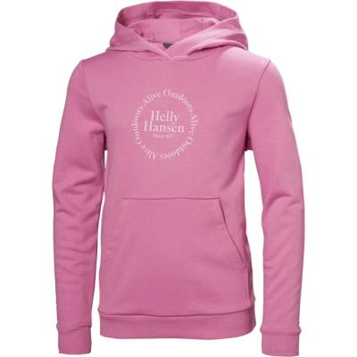 Helly Hansen JR HH Graphic Hoodie Meta pink