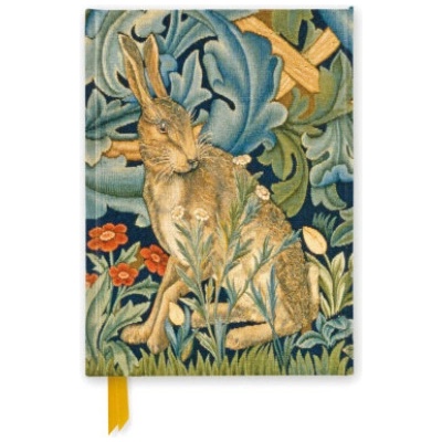 Flame Tree Publishing V&A: William Morris: Hare from The Forest Tapestry (Foiled Journal)
