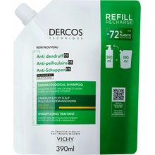 VICHY DERCOS Šampón proti lupinám suché vlasy - náhradná náplň 390 ml