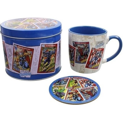 Pyramid International Dárková sada Marvel v plechovce 370 ml