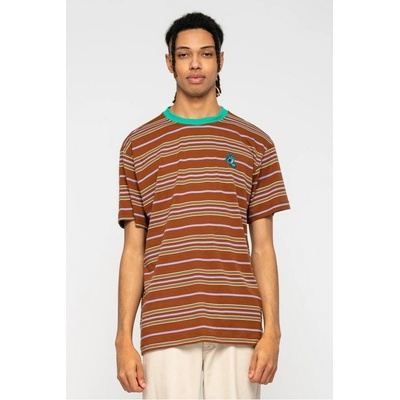 Santa Cruz Mini Hand Stripe T-Shirt Sepia Stripe