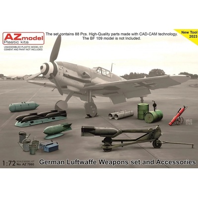 AZmodel German Weapons set and Accesories 1:72