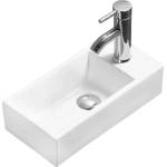 Mexen Inez лява стояща умивалник 40 x 20 см, бяла - 21484000L (21484000L)