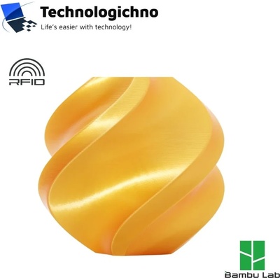 Bambu Lab PLA Silk+ Bambu Gold Refil No Spool (A06-Y1-1.75-1000-SPLFREE)