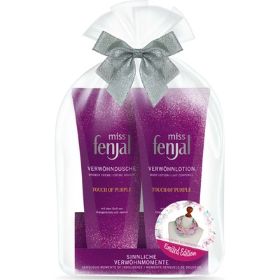 Fenjal Miss Touch of Purple telové mlieko 200 ml + sprchový gél 200 ml darčeková sada