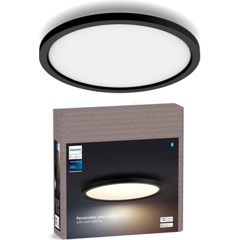 Philips - Димируемо LED таванно осветително тяло Hue AURELLE LED/21W/230V Ø 39, 5 cm черно (P6832)