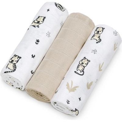 T-Tomi TETRA Cloth Diapers HIGH QUALITY Tigers70x70 cm 3 ks