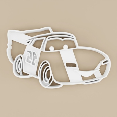 Formička - Bleskový McQueen (Cars) - S naznačením