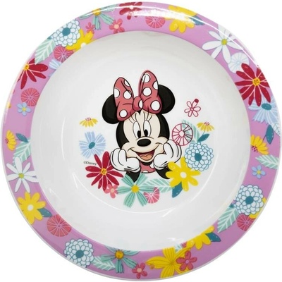 STOR Dětská miska Minnie Mouse plastová 16 cm