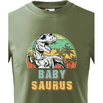 Dětské triko Babysaurus Military 69 Canvas Dětské tričko Bezvatriko.cz 3243