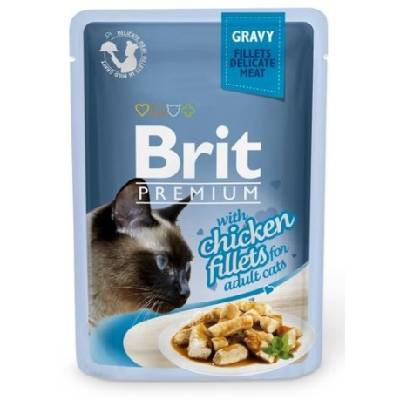 Brit Premium Cat Delicate Fillets in Gravy Chicken 85 g