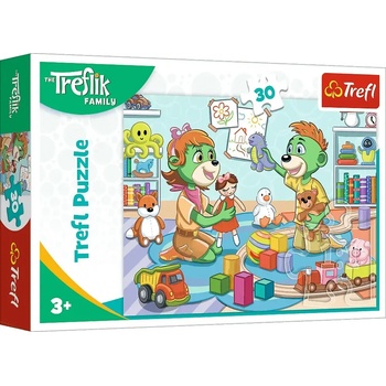 Trefl - Puzzle The happy Trefliks family - 1 - 39 piese