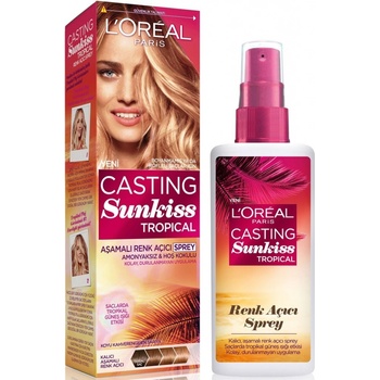 L'Oréal Casting Sunkiss Tropical sprej na zosvetlenie prírodných vlasov 125 ml